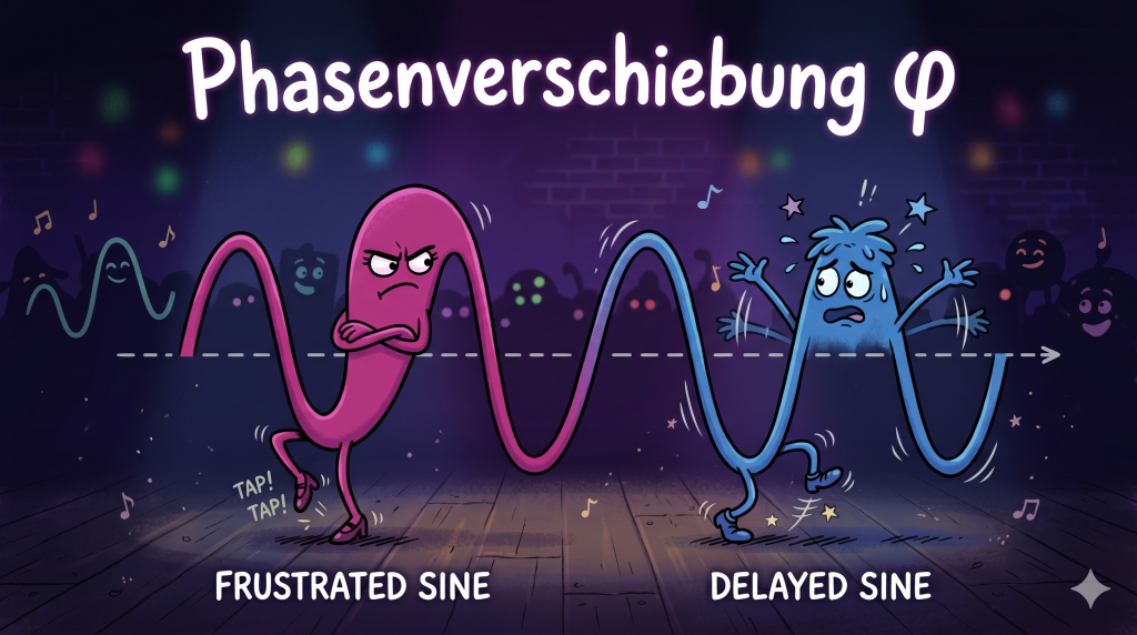 Phasenverschiebung φ