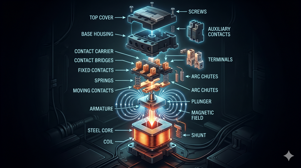 Aufbau & Funktion eines Schützes